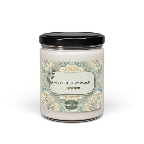 Light up my World - Scented Soy Candle, 9oz