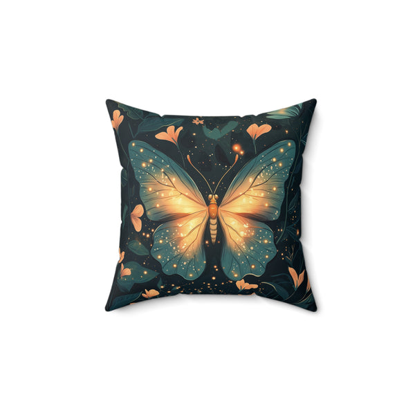 Butterfly Bliss - Spun Polyester Square Pillow