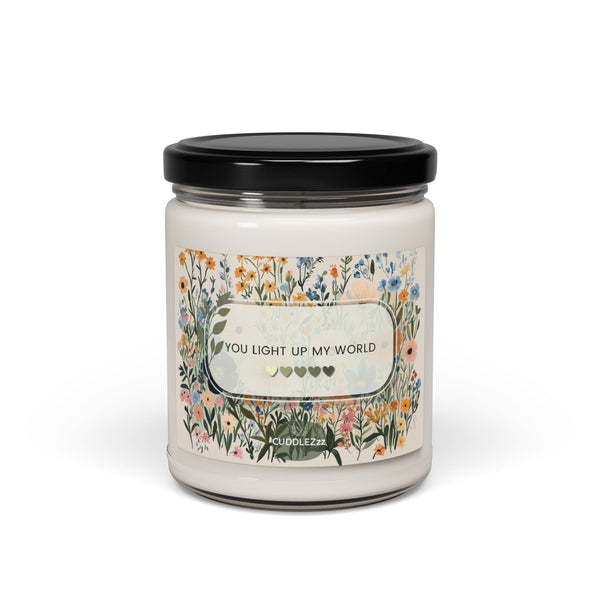 Light up my World - Scented Soy Candle, 9oz