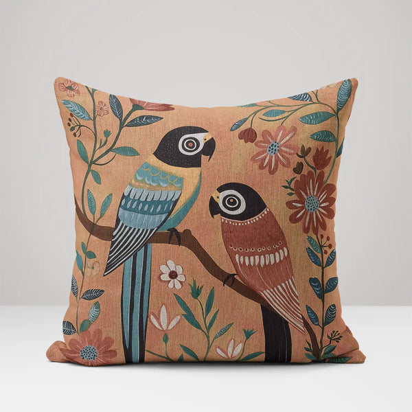 Feathered dreams - Woven Throw Pillow