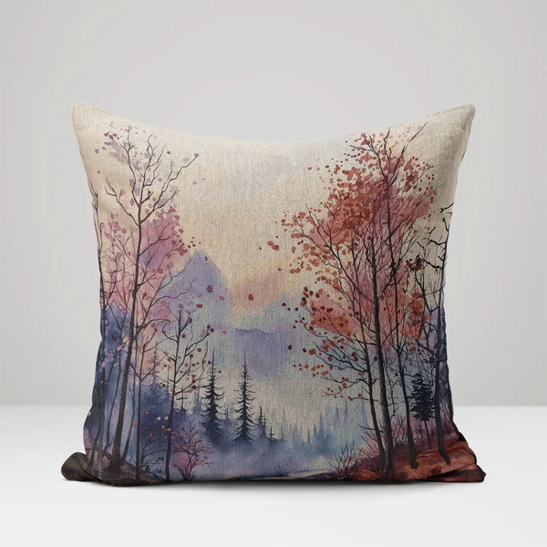 Twilight Petals - Woven Throw Pillow