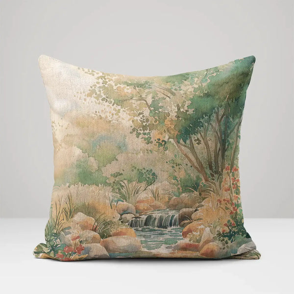 The Secret Garden - Woven Throw Pillow