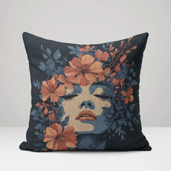 Blossom Dreams - Woven Throw Pillow