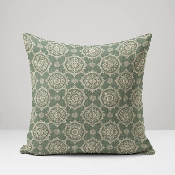 Sage Serenity - Woven Throw  Pillow