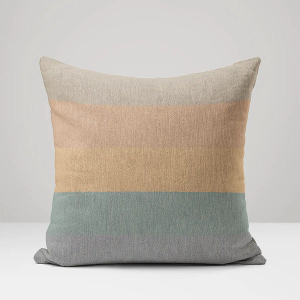 Soft Horizon - Woven Throw Pillow