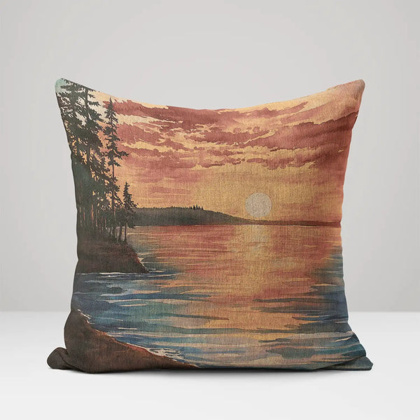 Sunset Lullaby - Woven Throw Pillow