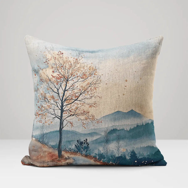 Soft Horizons - Woven Trow Pillow