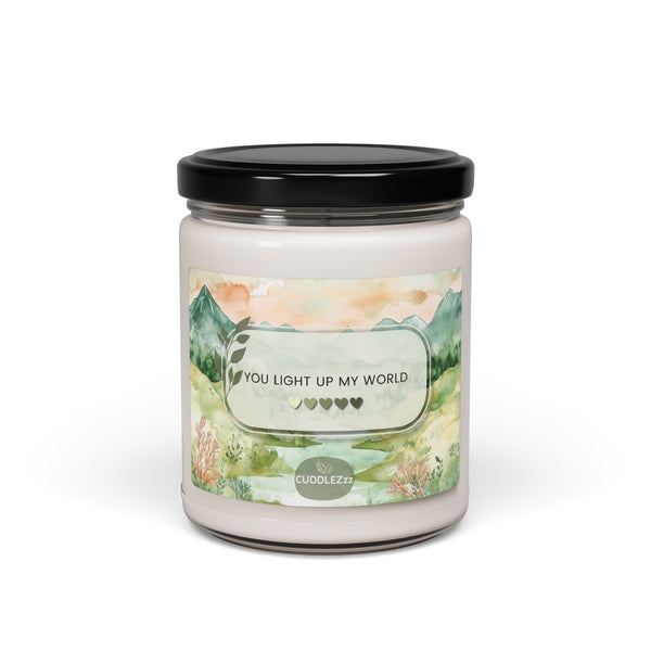 Light up my World - Scented Soy Candle, 9oz