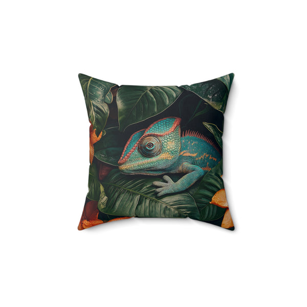 Velvet Jungle - Spun Polyester Square Pillow