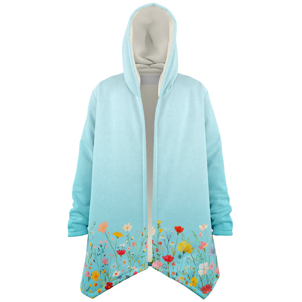 Blooming Breeze - Microfleece Cloak