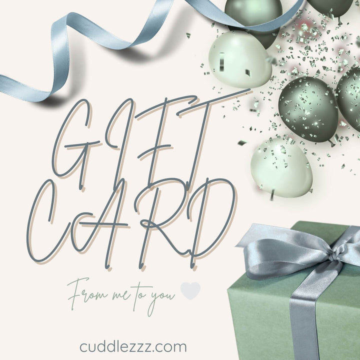 CUDDLEZZZ Gift Card – perfect gift for woven blankets, woven pillows, and scented candles. Cozy comfort, instantly delivered.