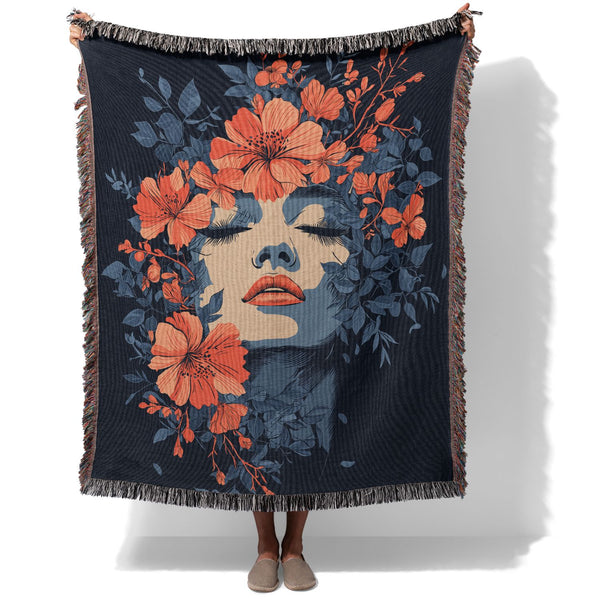 Dreaming in Petals - Woven Blankets