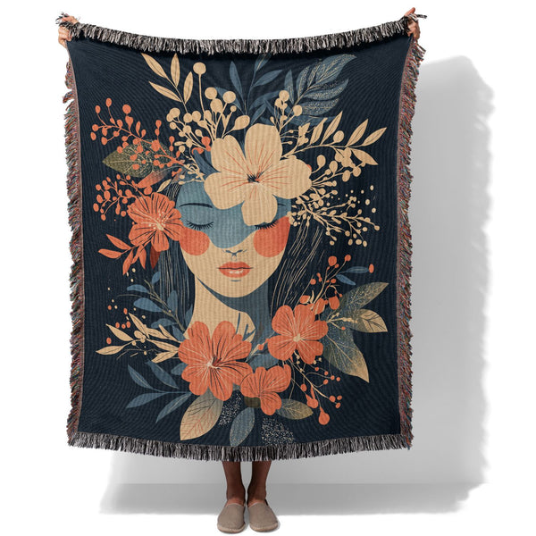 Floral Soul - Woven Blankets