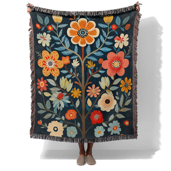 Wildflower Grace - Woven Blankets