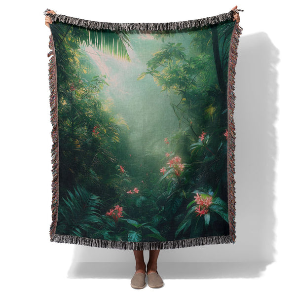 Cradle of Green - Woven Blankets