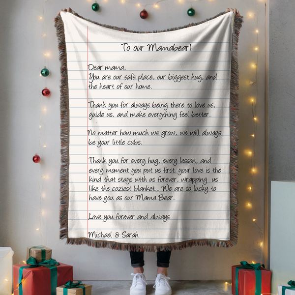 Love Letter Blanket: Handwriting