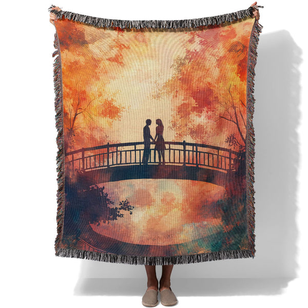 Strokes of Love - Woven Blankets