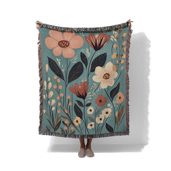 Fields of Serenity - Woven Throw Blanket