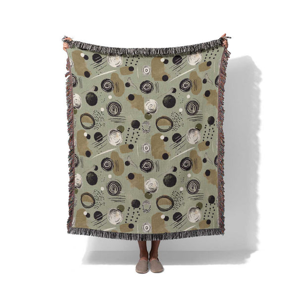 Whispers in Motion - Woven Throw Blanket