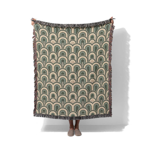 Arches of Serenity - Woven Throw Blanket