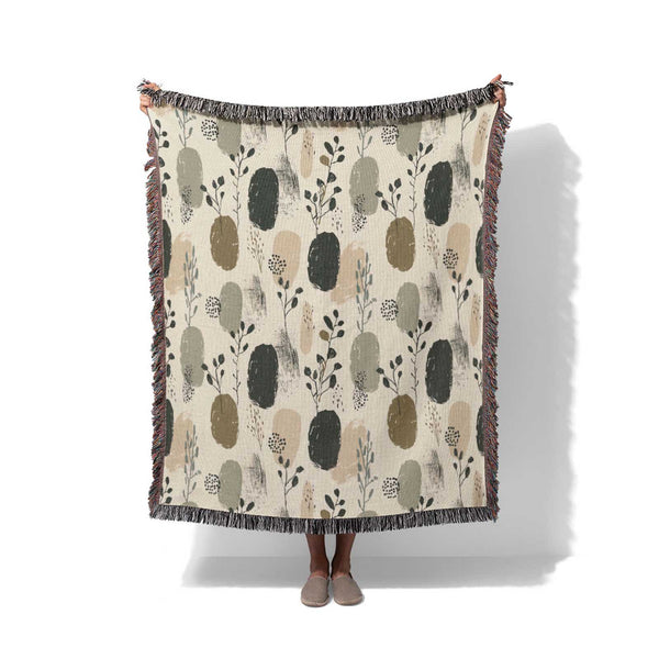 Petals & Peace - Woven Throw Blanket