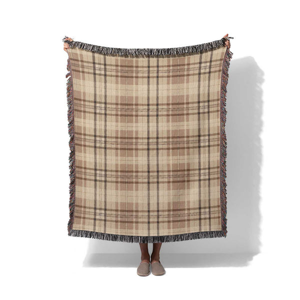Cocoa Dreams - Woven Throw Blanket