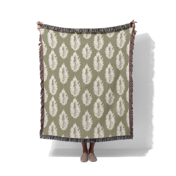 Sage Dreams - Woven Throw Blanket