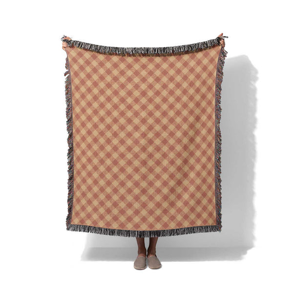 Golden Afternoons - Woven Throw Blanket