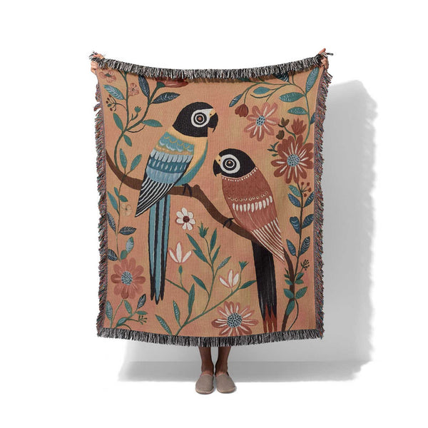 Feathered Dreams - Woven Throw Blanket