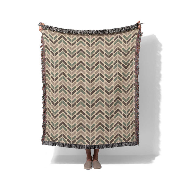 Trail of Comfort - Woven Throw Blanket